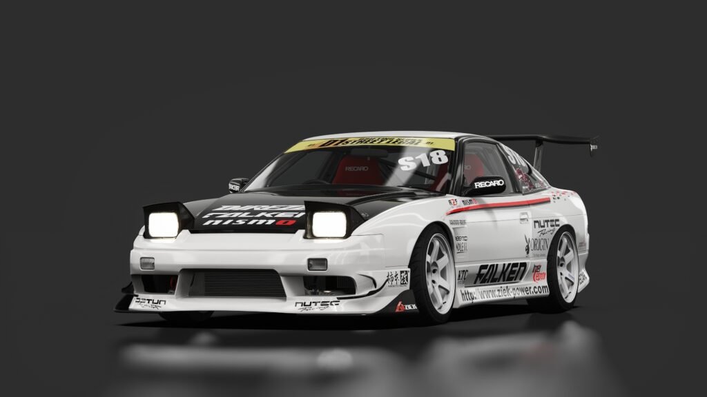 Nissan 180sx origin labo stream line 05 white ziek