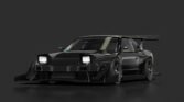 Nissan 180sx time attack black