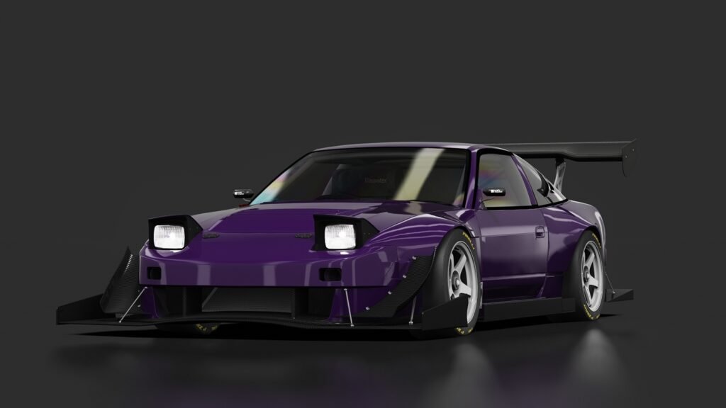 Nissan 180sx time attack dark
