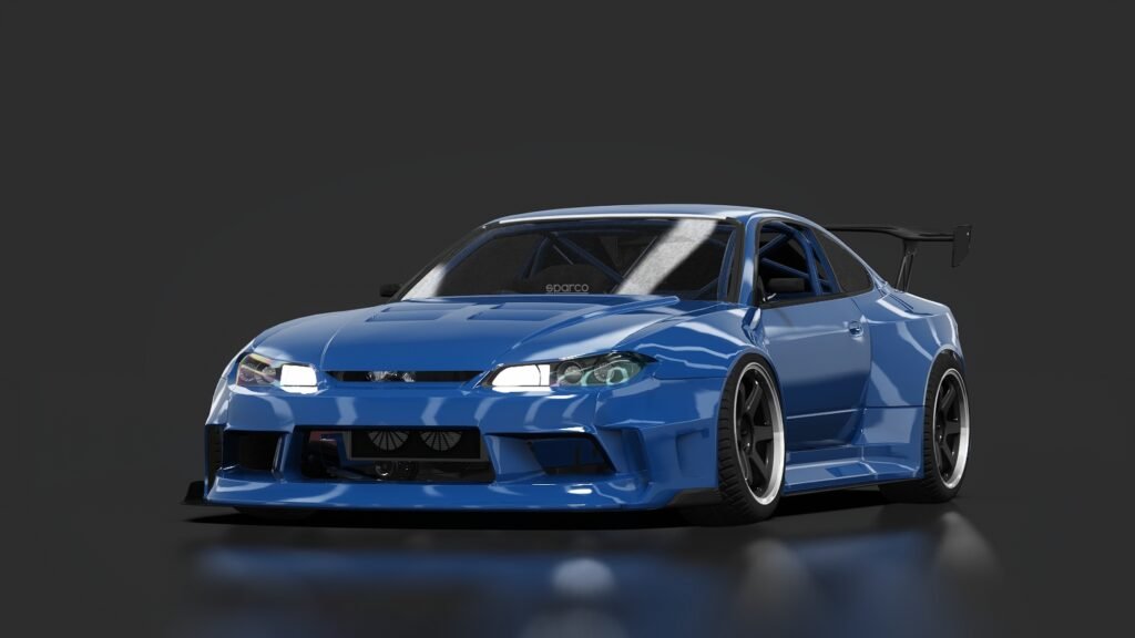 Nissan silvia s15 zoomracing bayside blue