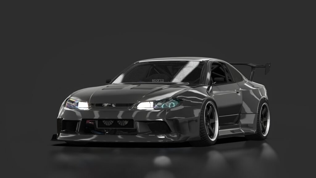 Nissan silvia s15 zoomracing black