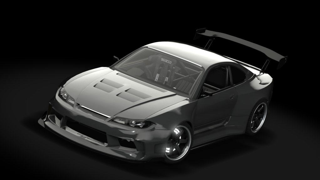 Nissan silvia s15 zoomracing bullet grey