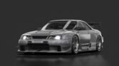 Nissan skyline r33 gt1 02 grey