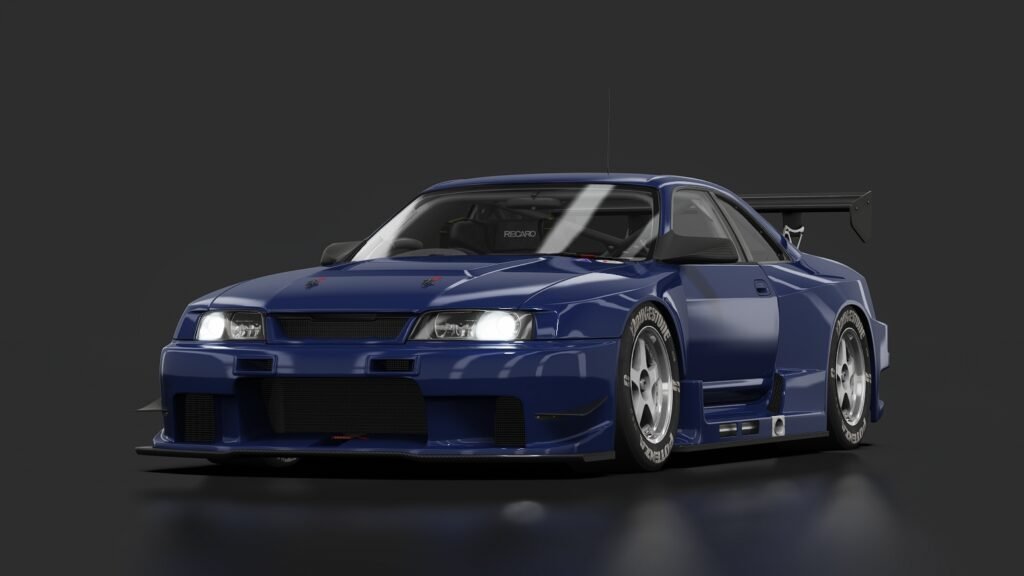 Nissan skyline r33 gt1 03 blue