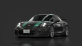 Porsche 911 (991 06 black green stripe
