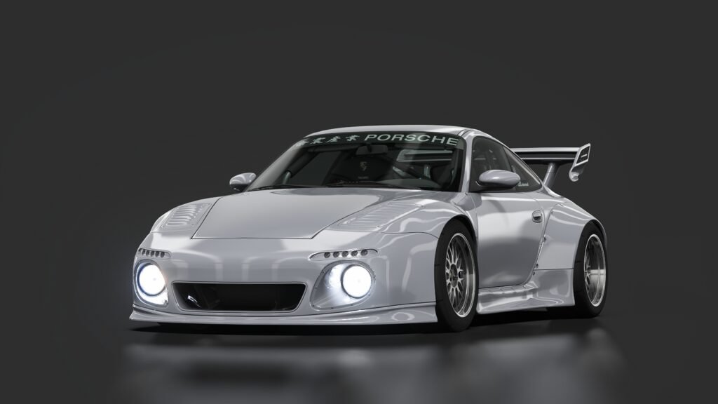 Porsche 911 (996) gt3 tonkatsu 03 gt silver metallic