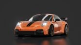 Porsche 911 gt3 (992 00 lava orange