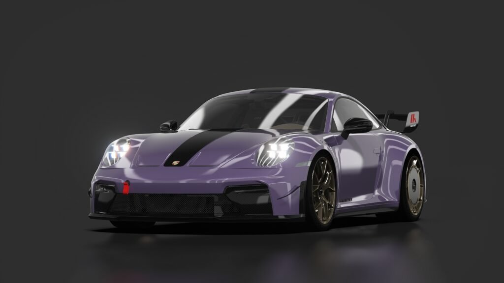 Porsche 911 gt3 (992 01 ultraviolet