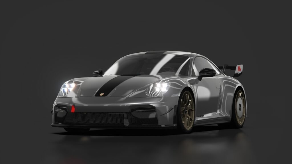 Porsche 911 gt3 (992 02 gt silver metallic