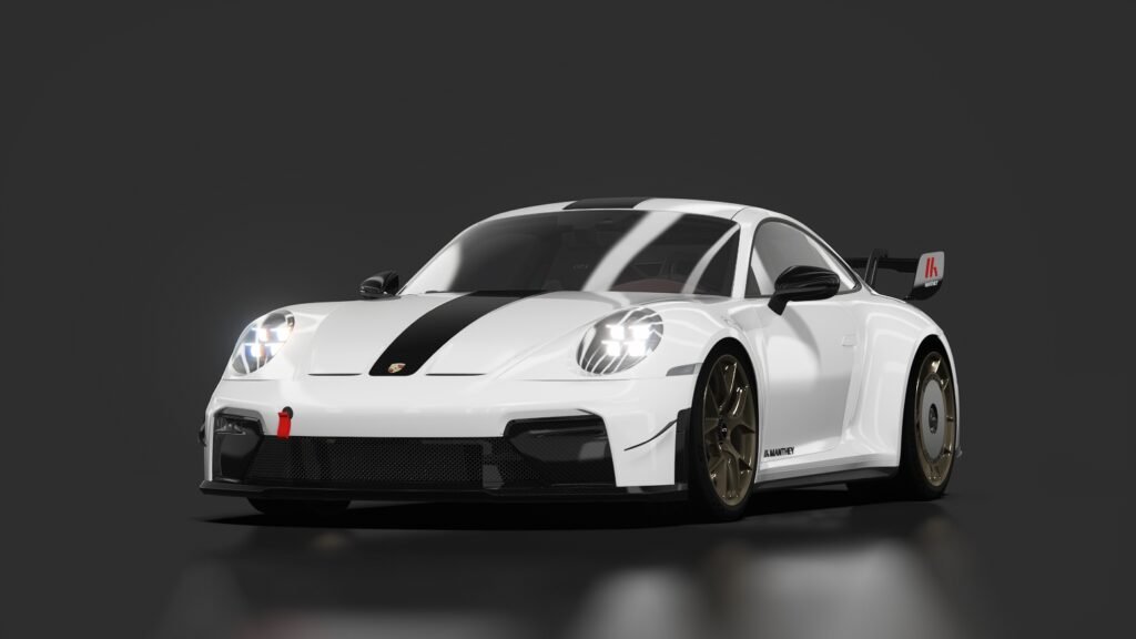 Porsche 911 gt3 (992 03 white