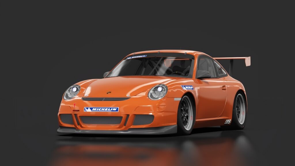 Porsche 911 gt3 cup 2006 00 lava orange