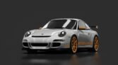 Porsche 911 gt3 rs 00 white orange