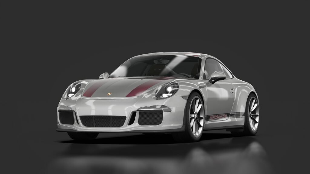 Porsche 911 r 00 white red
