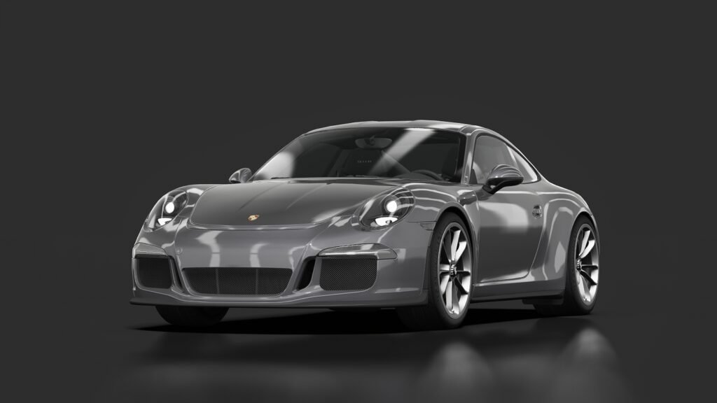 Porsche 911 r 03 gt silver metallic