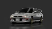 Subaru impreza wrx sti coupe type r version v (gc8f) bunta fujiwara's 02 royal silver