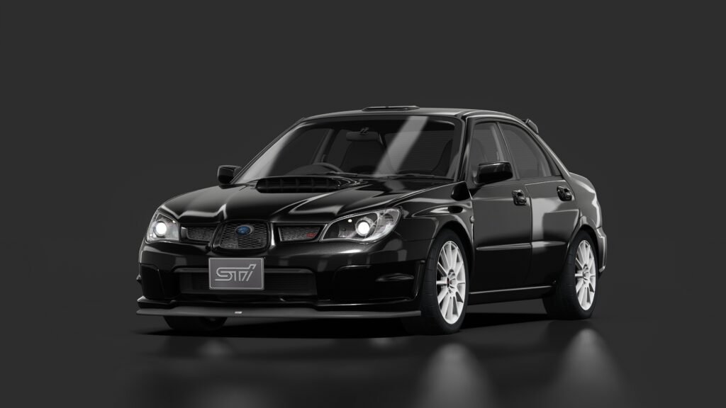 Subaru impreza wrx sti spec c type ra r black pearl