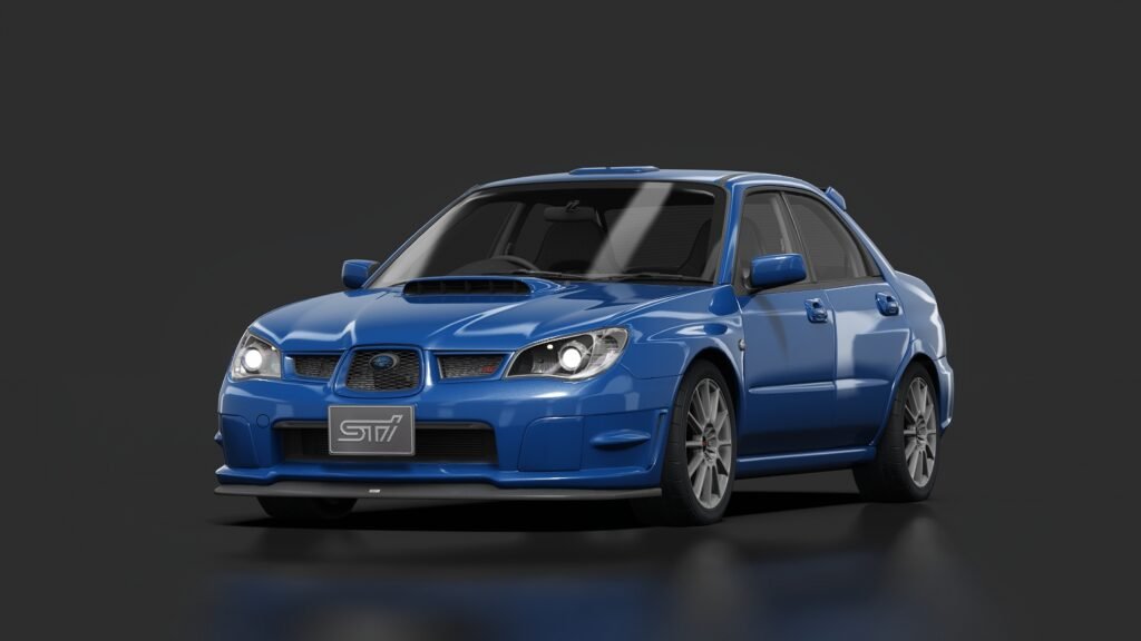 Subaru impreza wrx sti spec c type ra r sonic blue mica