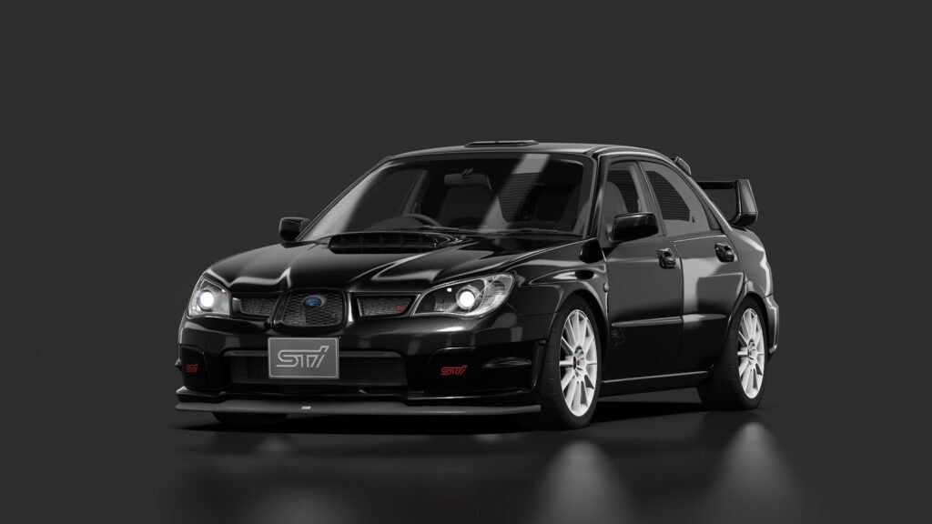 Subaru impreza wrx sti spec c type ra black pearl