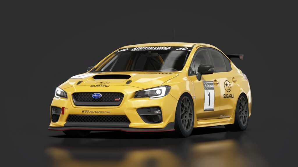 Subaru wrx sti type s 2014 cup 00 yellow