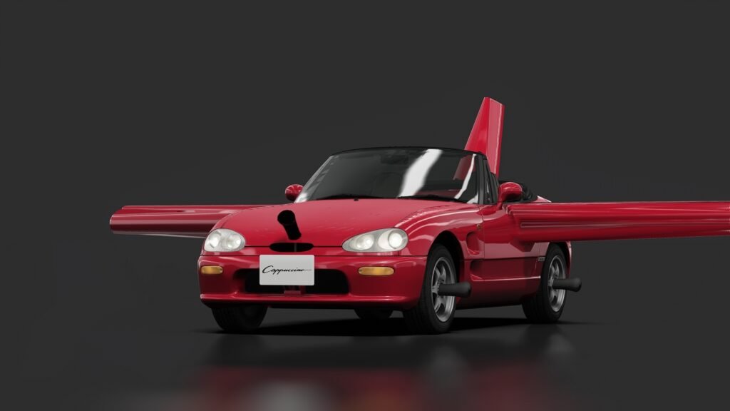 Suzuki cappuccino (ea11r) red metallic