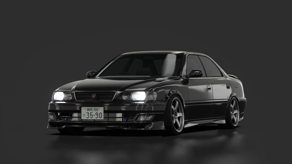 Toyota chaser (jzx100) restyling 00 black