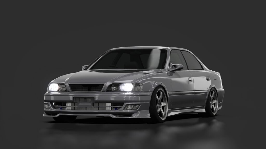 Toyota chaser (jzx100) restyling 01 silver spec