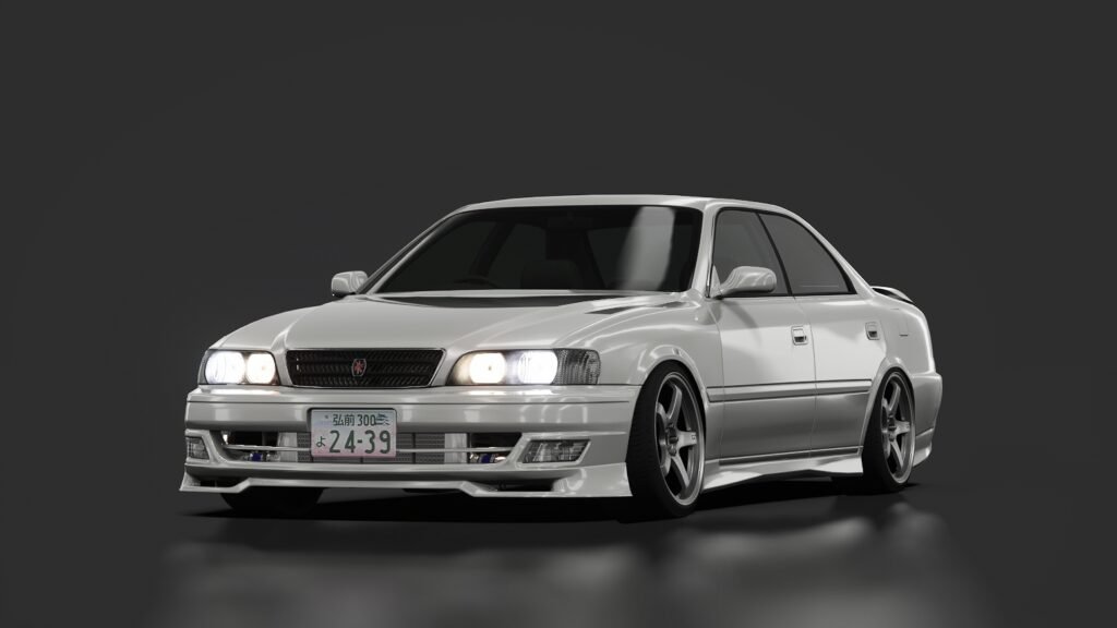 Toyota chaser (jzx100) restyling 02 white