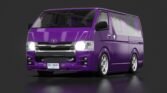 Toyota hiace 2013 zing purple