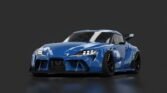 Toyota supra a90 hgk zoomracing bayside blue