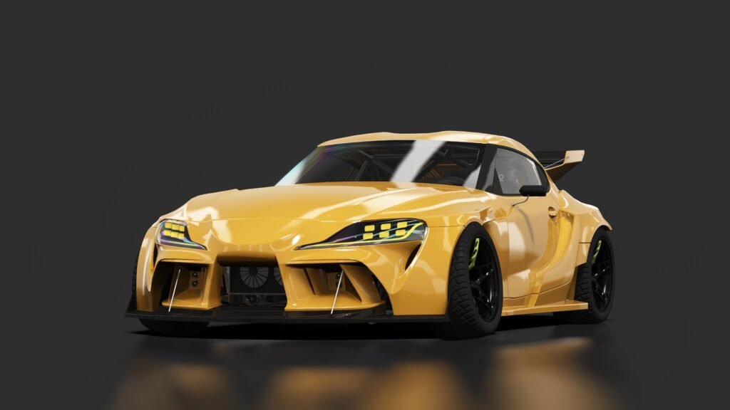 Toyota supra a90 hgk zoomracing garnet gold
