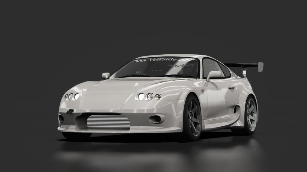 Toyota supra mk4 veilside drift tiresarpi 03 silver met
