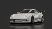 Toyota supra mk4 veilside drift tiresarpi 03 silver met
