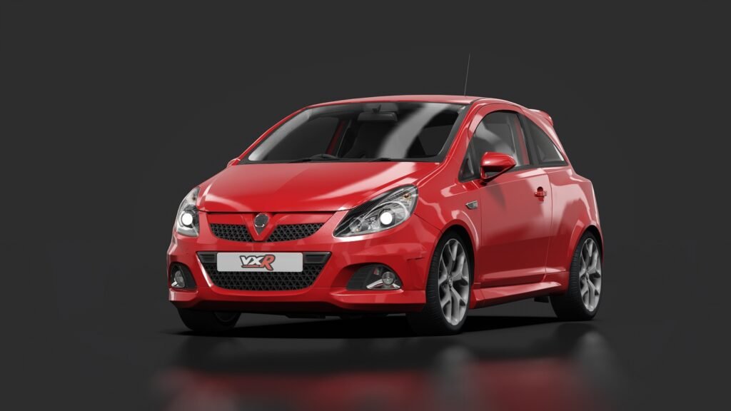 Vauxhall corsa vxr 2009 00 lava red