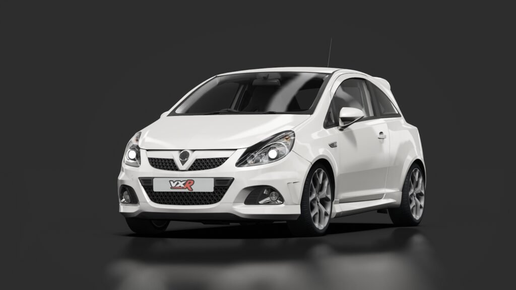 Vauxhall corsa vxr 2009 casablancaweiss