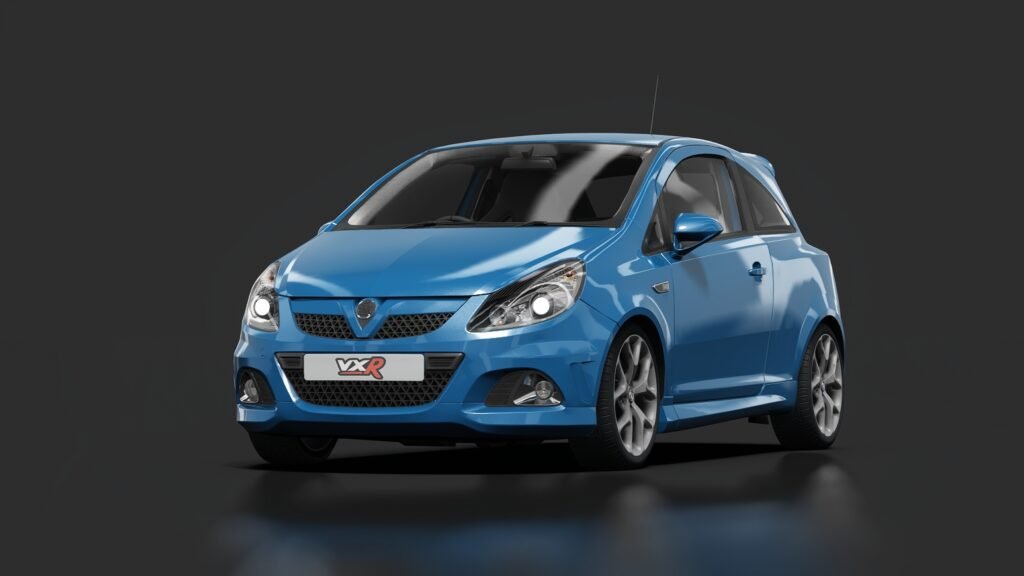 Vauxhall corsa vxr 2009 marineblau