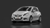 Vauxhall corsa vxr 2009 star silver iii met