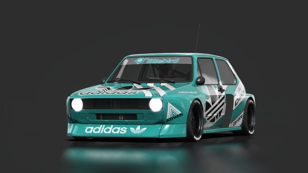 Volkswagen golf mk1 'littlebird' rwd v6 adidas