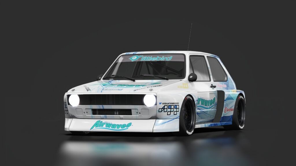 Volkswagen golf mk1 'littlebird' rwd v6 airwaves