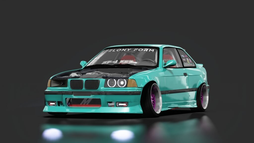 Bmw m3 e36t pib green