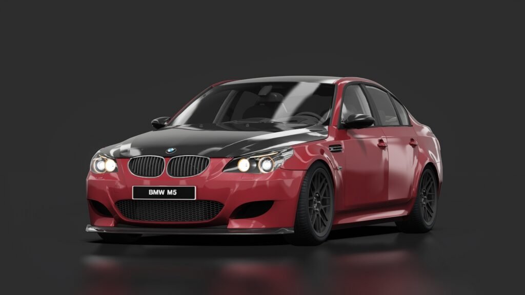 Bmw m5 e60 supercharged indianapolis red metallic
