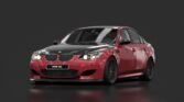 Bmw m5 e60 supercharged indianapolis red metallic