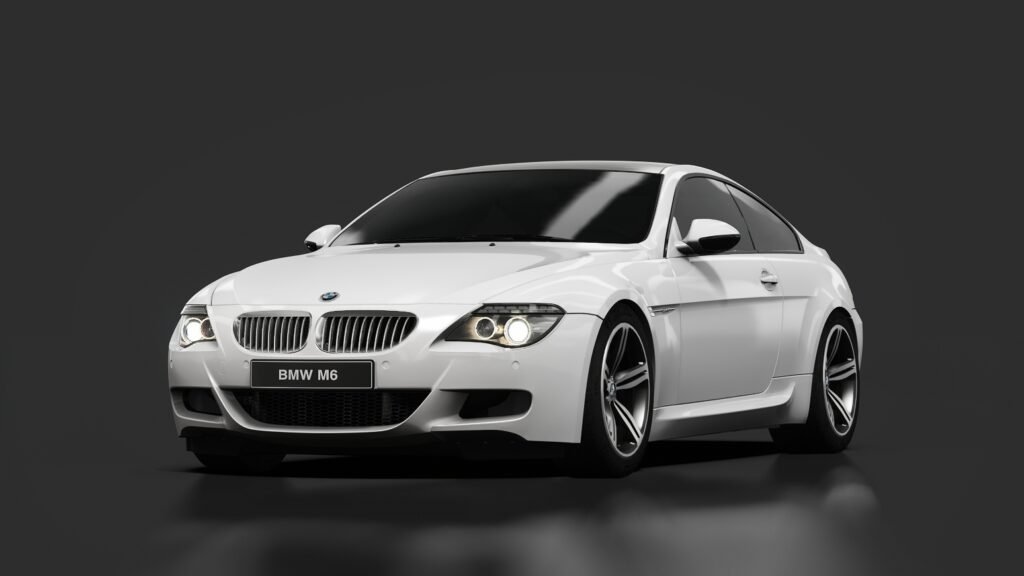 Bmw m6 e63 lci alpine white metallic