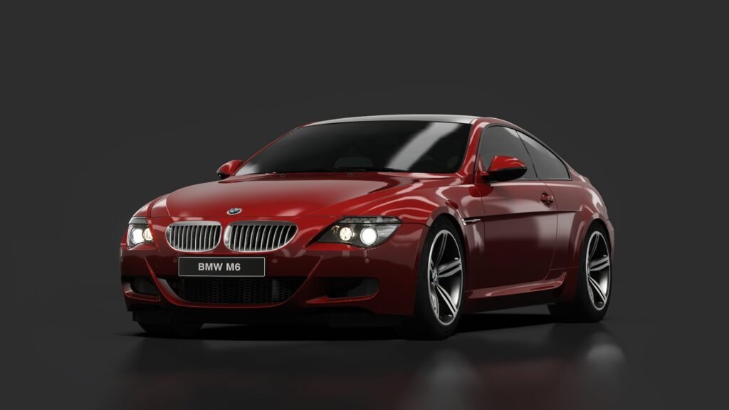 Bmw m6 e63 lci indianapolis red