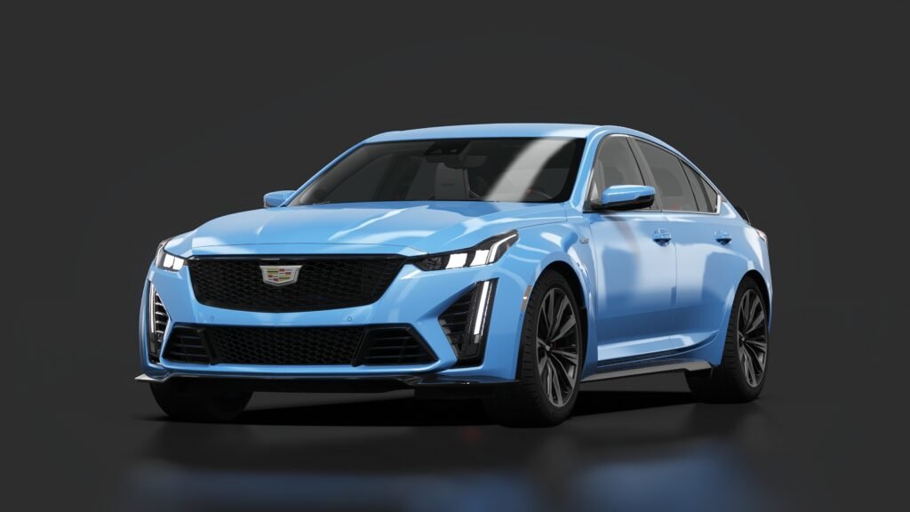 Cadillac ct5 v black wing redd spec 0 electric blue