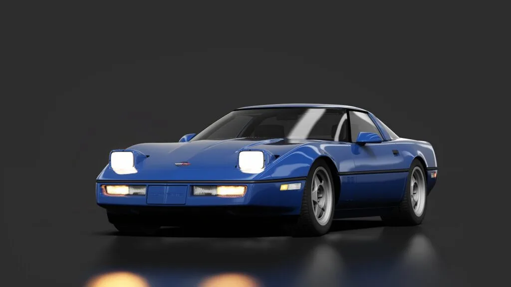 Chevrolet corvette c4 zr 1 canyon spec admiral blue