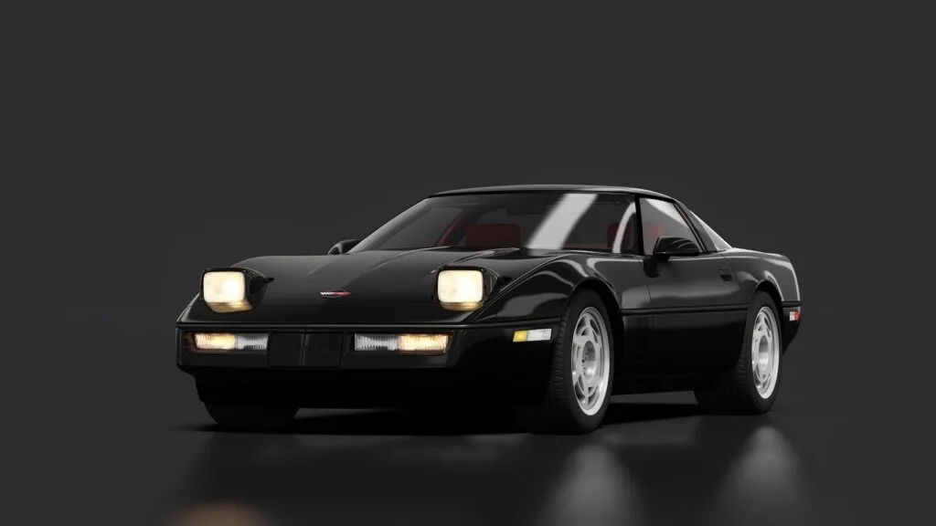 Chevrolet corvette c4 zr 1 black
