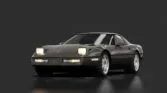 Chevrolet corvette c4 zr 1 charcoal metallic