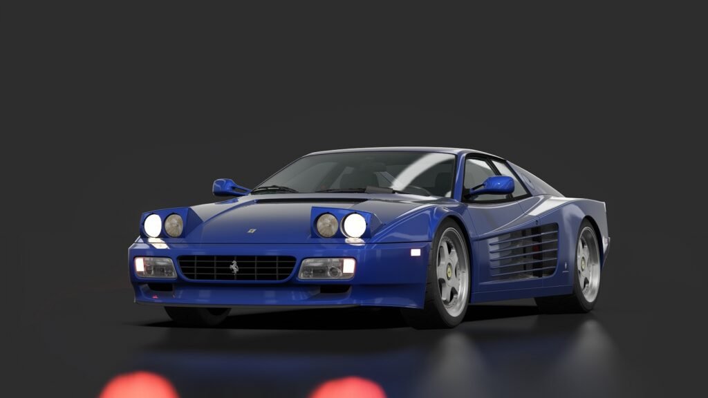 Ferrari 512 tr canyon spec blu