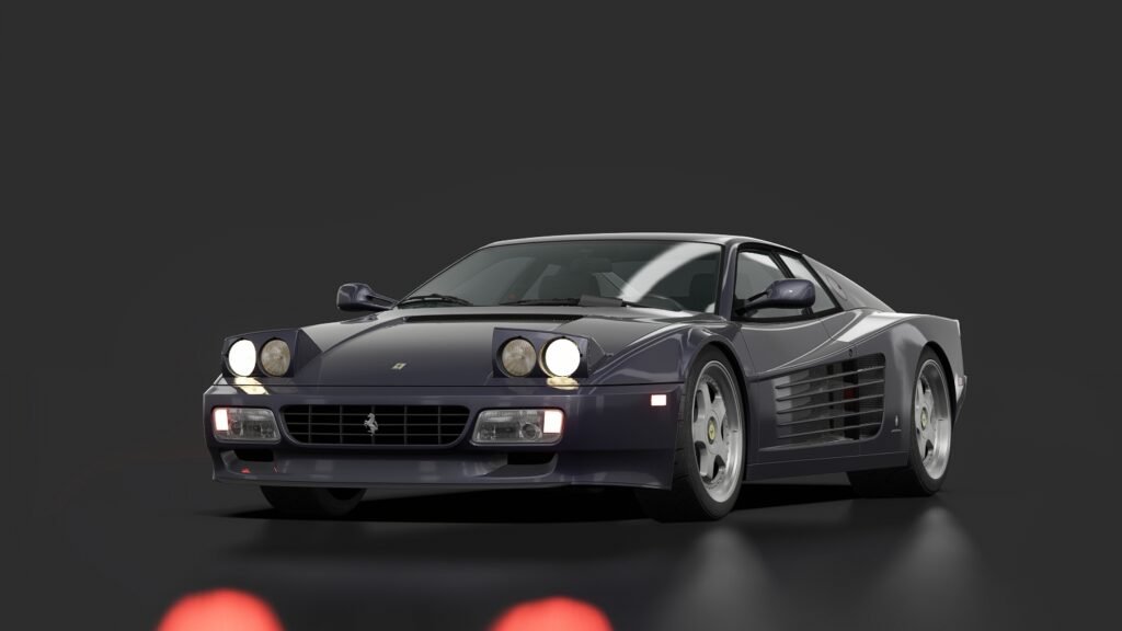 Ferrari 512 tr canyon spec blu oscuro
