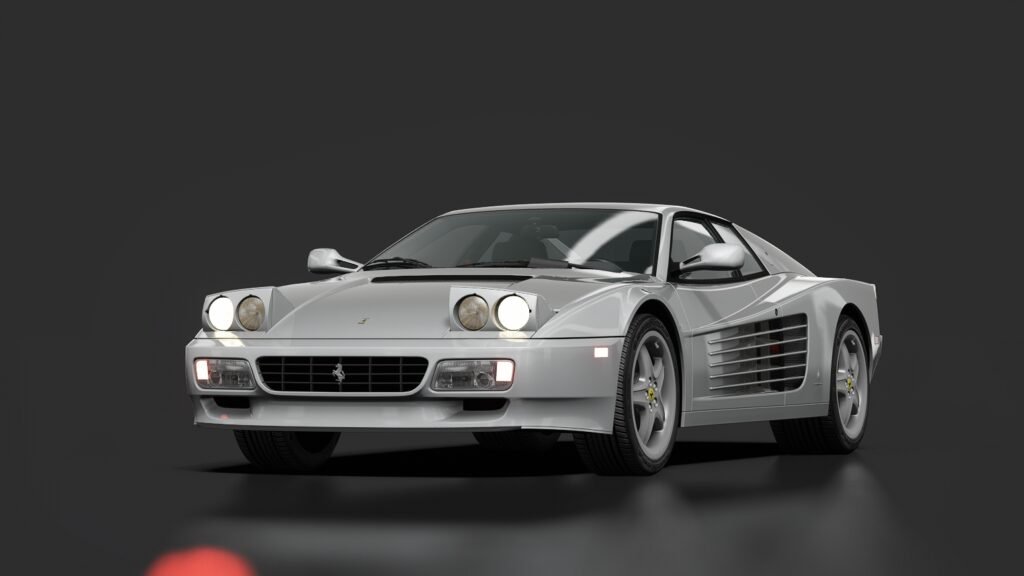 Ferrari 512 tr argento nurburgring